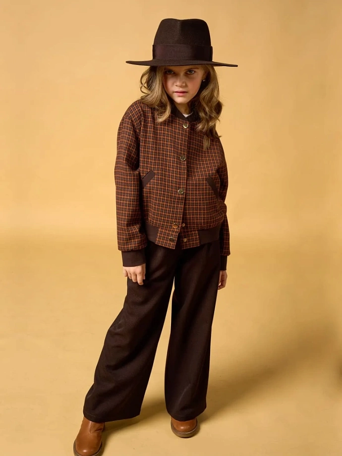 Брюки школьные широкие (палаццо) в цвете:  Ole! Twice - фото 8