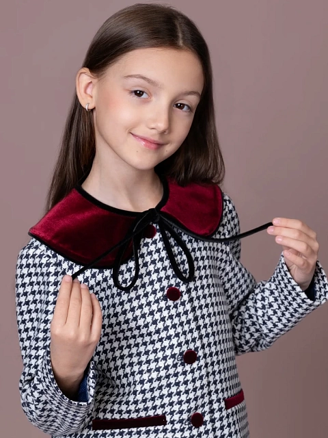 Воротник двусторонний из бархата