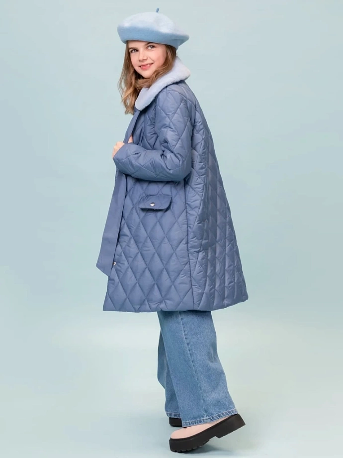 Куртка-пальто Осень-Весна в цвете: Светло-синий Ole! Twice - фото 5