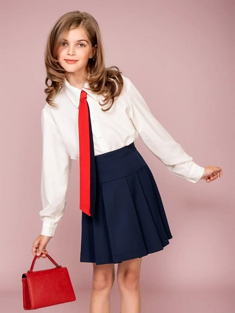 Юбка на кокетке в складку