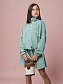 Анорак из премиального трикотажа в цвете: Полынь Ole! Twice - фото 1