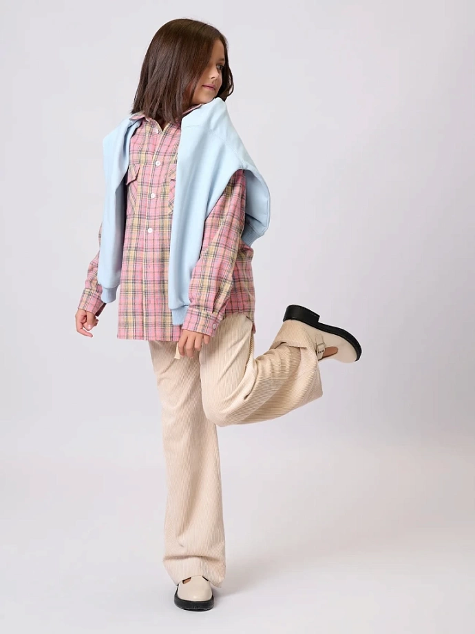 Рубашка комфорт в цвете: Розовый Ole! Twice - фото 7