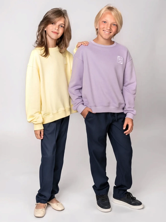 Свитшот базовый с Шевроном в цвете: Желтый Ole! Twice - фото 7