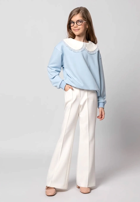 Брюки клеш со стрелками