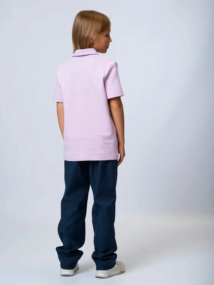 Поло с коротким рукавом унисекс в цвете: Светло-фиолетовый Ole! Twice - фото 6