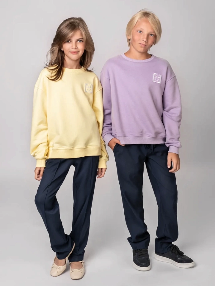 Свитшот базовый с Шевроном в цвете: Желтый Ole! Twice - фото 10