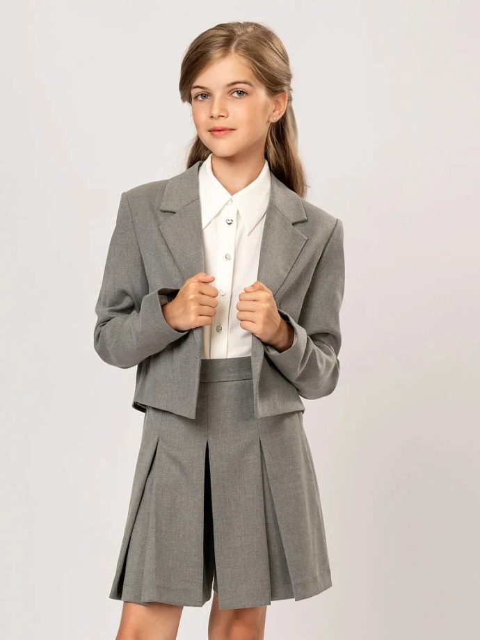 Юбка-шорты в складку в цвете:  Ole! Twice - фото 3