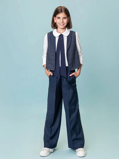 Жилет школьный укороченный