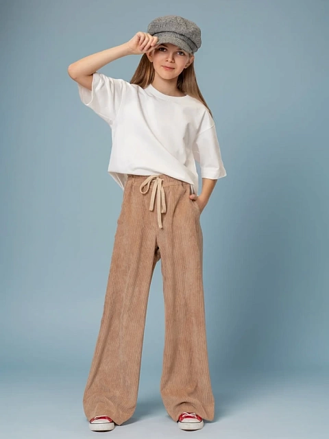 Брюки свободного кроя из вельвета Soft