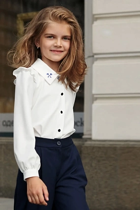 отзыв на Блуза школьная с вышивкой