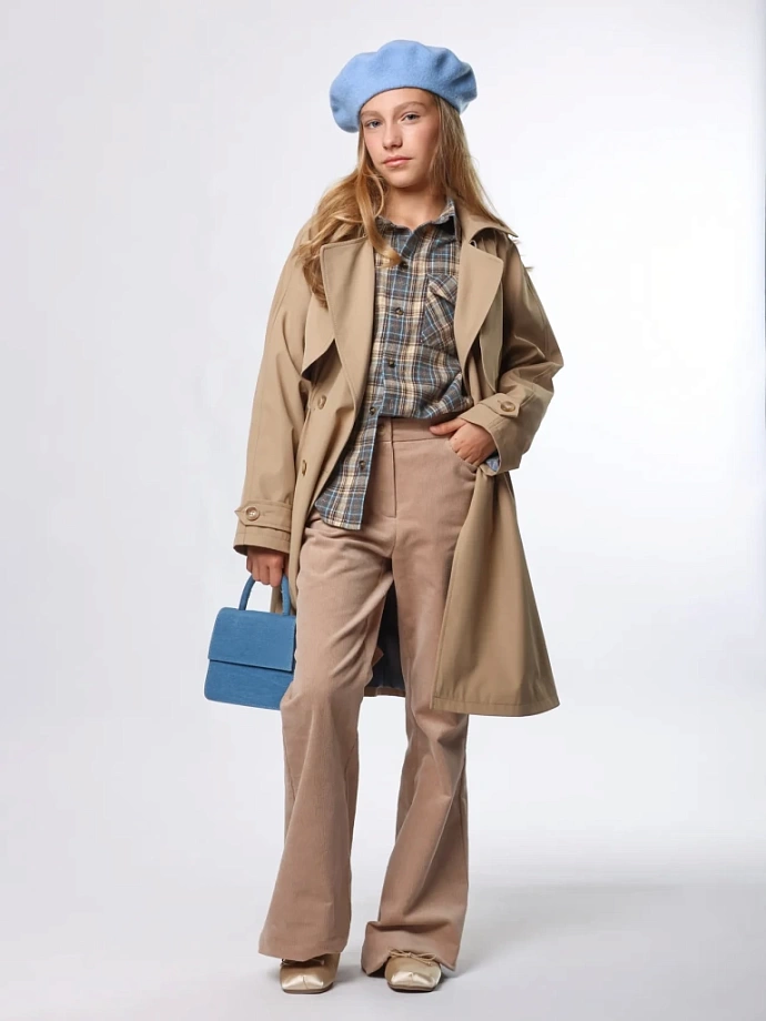 Рубашка комфорт в цвете: Светло-коричневый Ole! Twice - фото 4