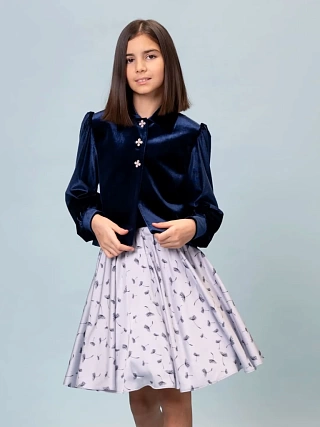 отзыв на Жакет из бархата с декоративными пуговицами