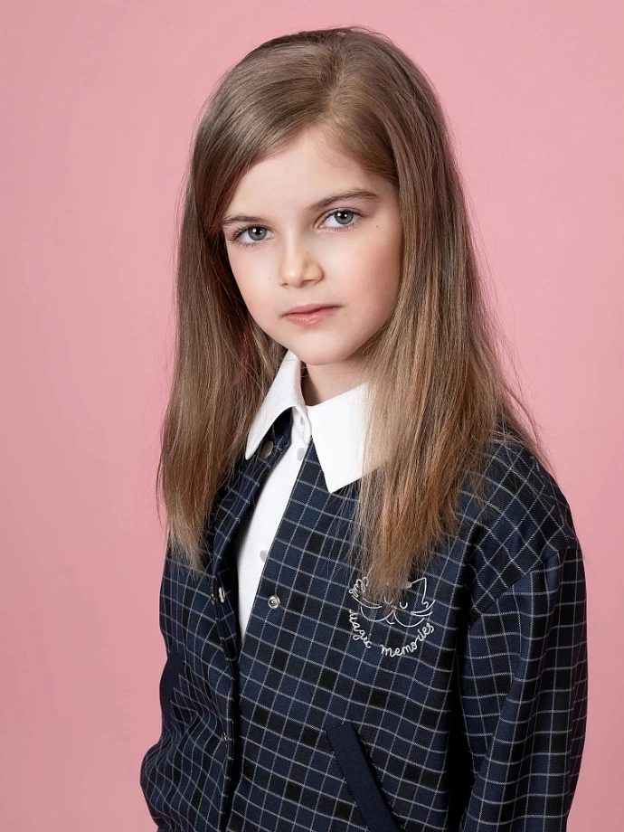 Манишка с рубашечным воротником в цвете: Молочный Ole! Twice - фото 3