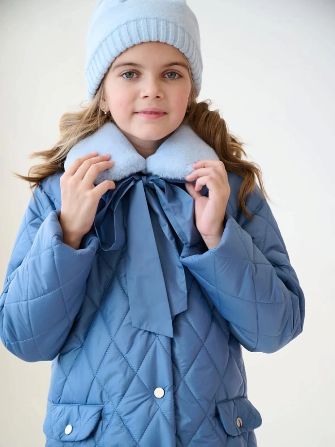 Куртка-пальто Осень-Весна в цвете: Светло-синий Ole! Twice - фото 3