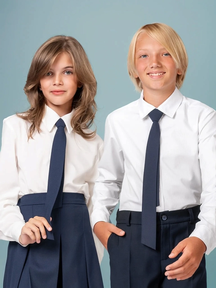 Галстук унисекс в цвете: Синий Ole! Twice - фото 1