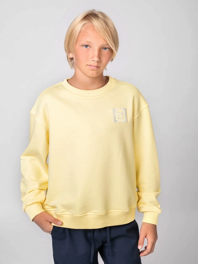 Свитшот базовый с Шевроном в цвете: Желтый Ole! Twice - фото 12