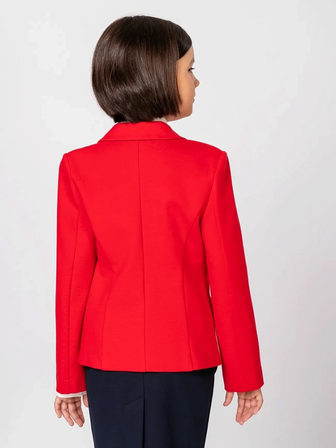 Жакет из трикотажа "джерси" в цвете: Красный Ole! Twice - фото 2