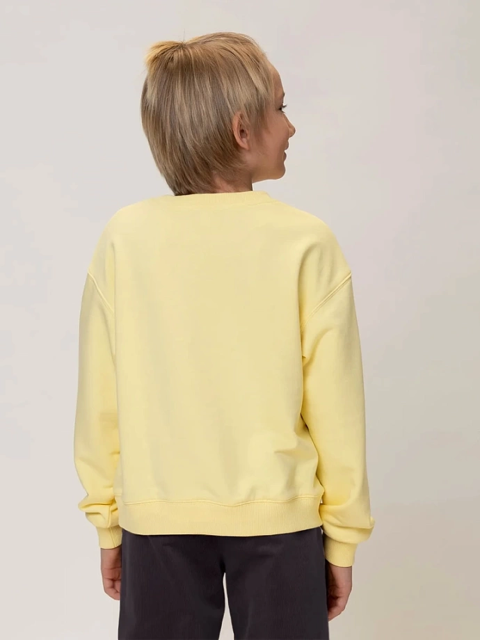 Свитшот базовый с Шевроном в цвете: Желтый Ole! Twice - фото 2