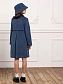 Пальто демисезонное для девочки + шляпка в цвете: Синий Ole! Twice - фото 4