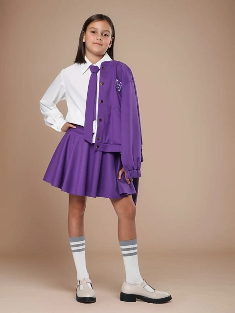 Юбка-солнце на кокетке