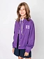Бомбер из костюмной ткани с Шевроном в цвете: Фиолетовый Ole! Twice - фото 6