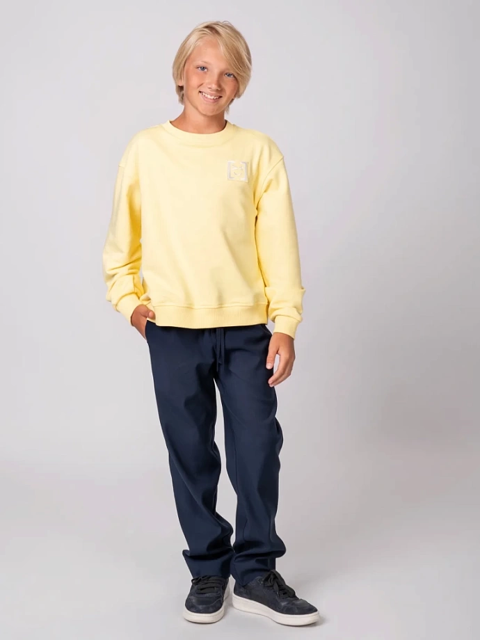 Свитшот базовый с Шевроном в цвете: Желтый Ole! Twice - фото 9