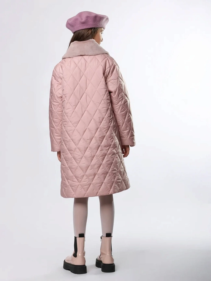 Куртка-пальто Осень-Весна в цвете: Розовый Ole! Twice - фото 2