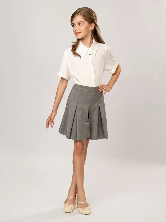 Юбка-шорты в складку в цвете:  Ole! Twice - фото 2