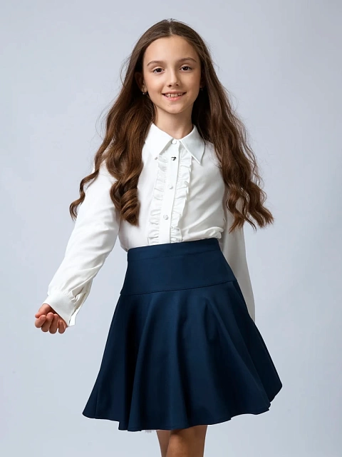 Юбка-солнце на кокетке