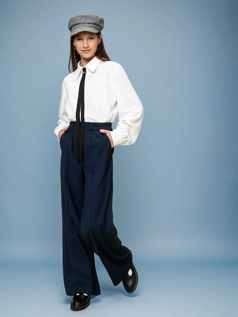 Брюки широкие (палаццо) на резинке