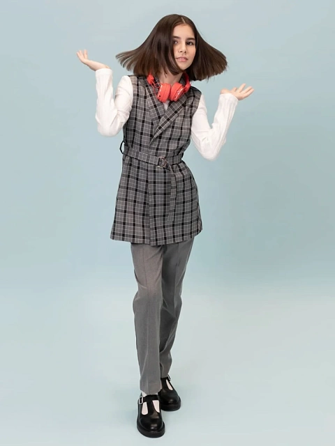 Комплект удлиненный жилет и брюки