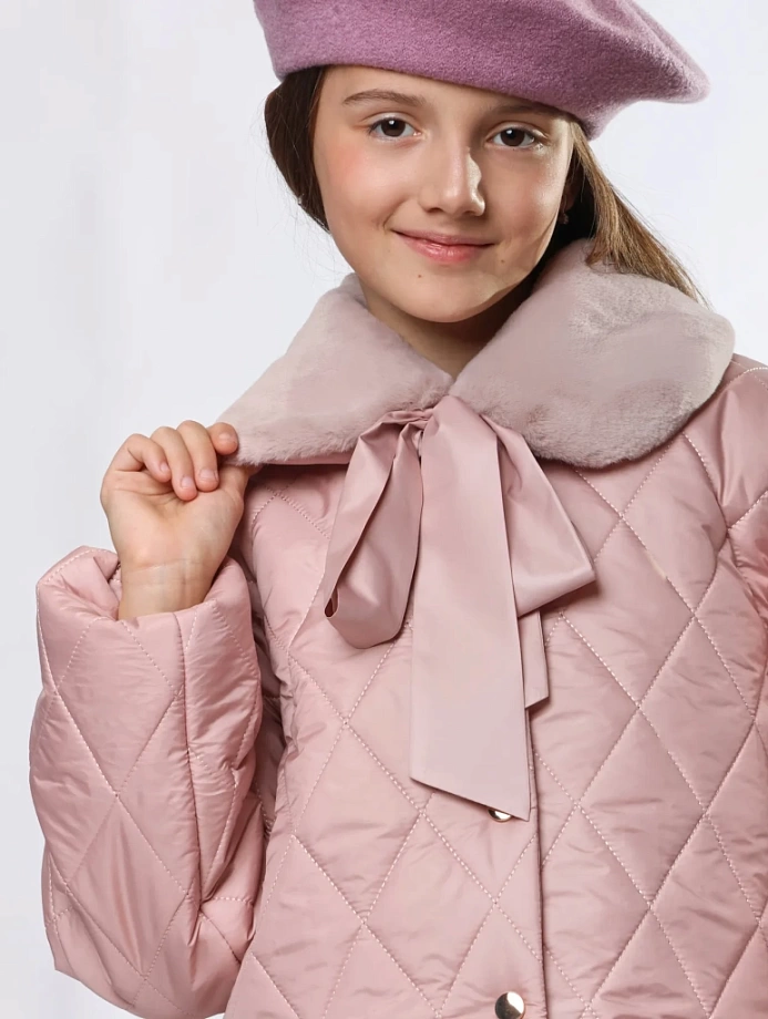 Куртка-пальто Осень-Весна в цвете: Розовый Ole! Twice - фото 7