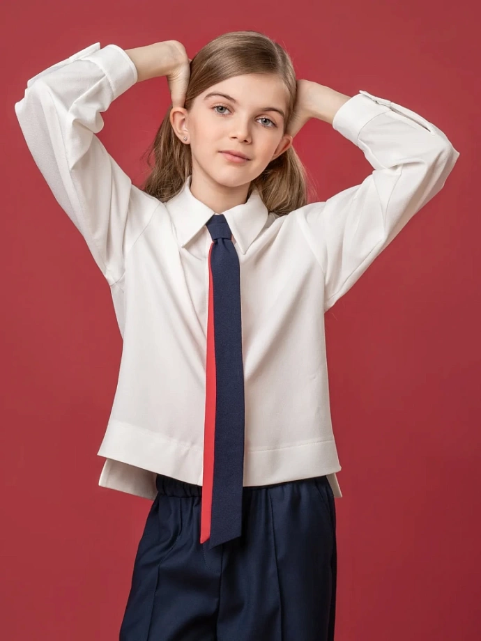 Галстук двухсторонний в цвете: Сине-красный Ole! Twice - фото 5