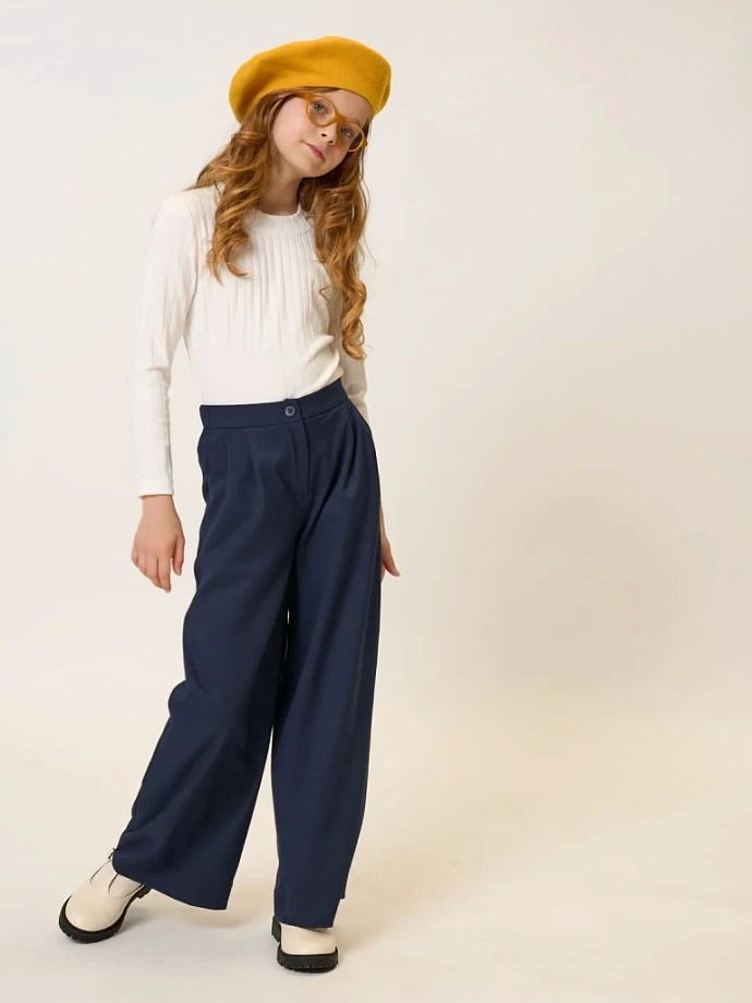 Лонгслив базовый в цвете: Молочный Ole! Twice - фото 5