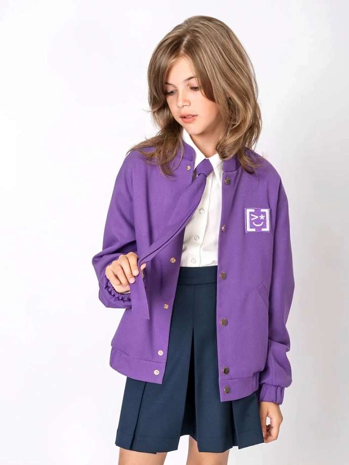 Галстук унисекс в цвете: Фиолетовый Ole! Twice - фото 4