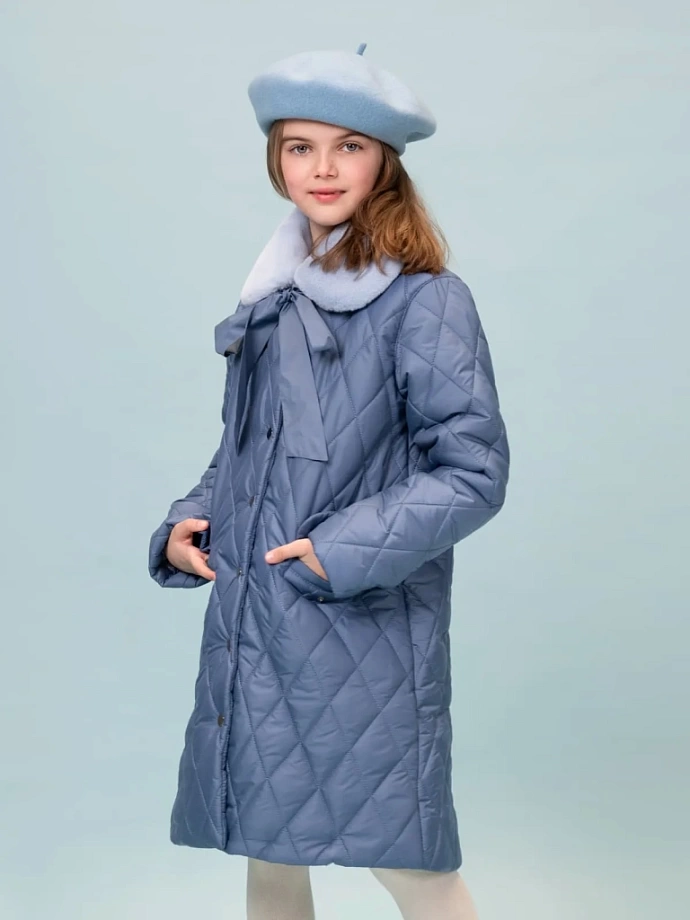 Куртка-пальто Осень-Весна в цвете: Светло-синий Ole! Twice - фото 6