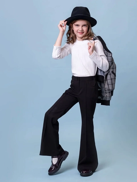 Брюки клеш со стрелками