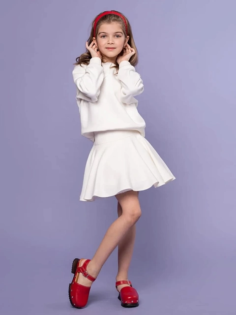 Юбка-солнце на кокетке