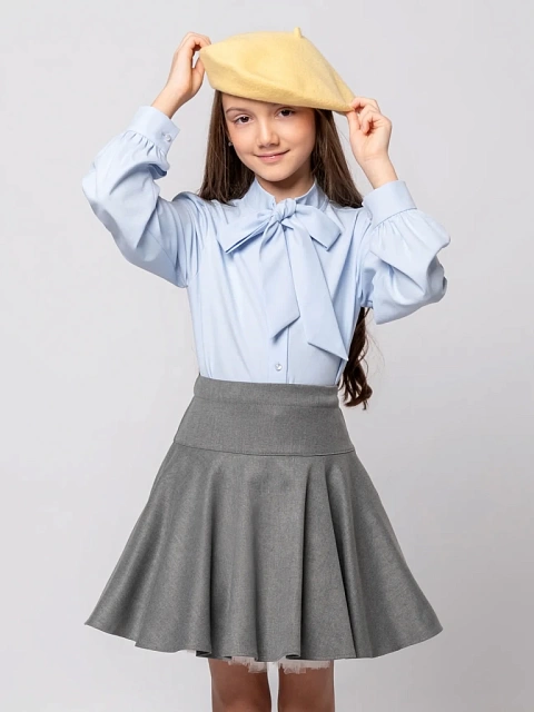 Юбка-солнце на кокетке