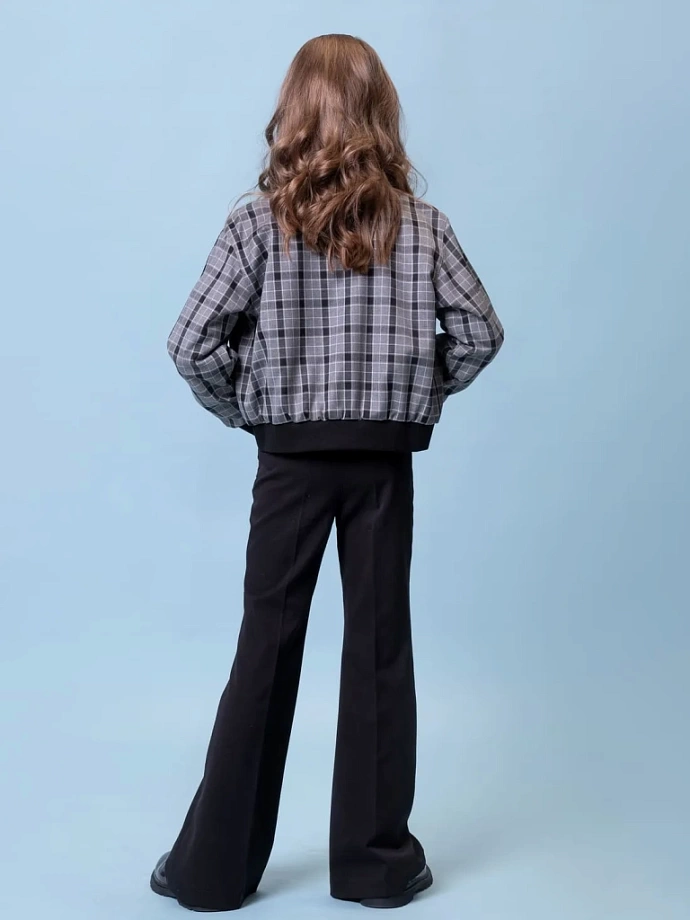 Брюки клеш со стрелками в цвете: Черный Ole! Twice - фото 2