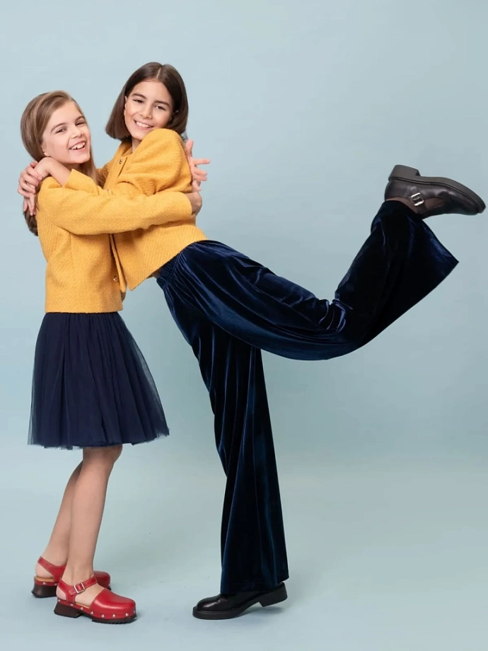 Жакет из твида в цвете: Горчичный Ole! Twice - фото 3