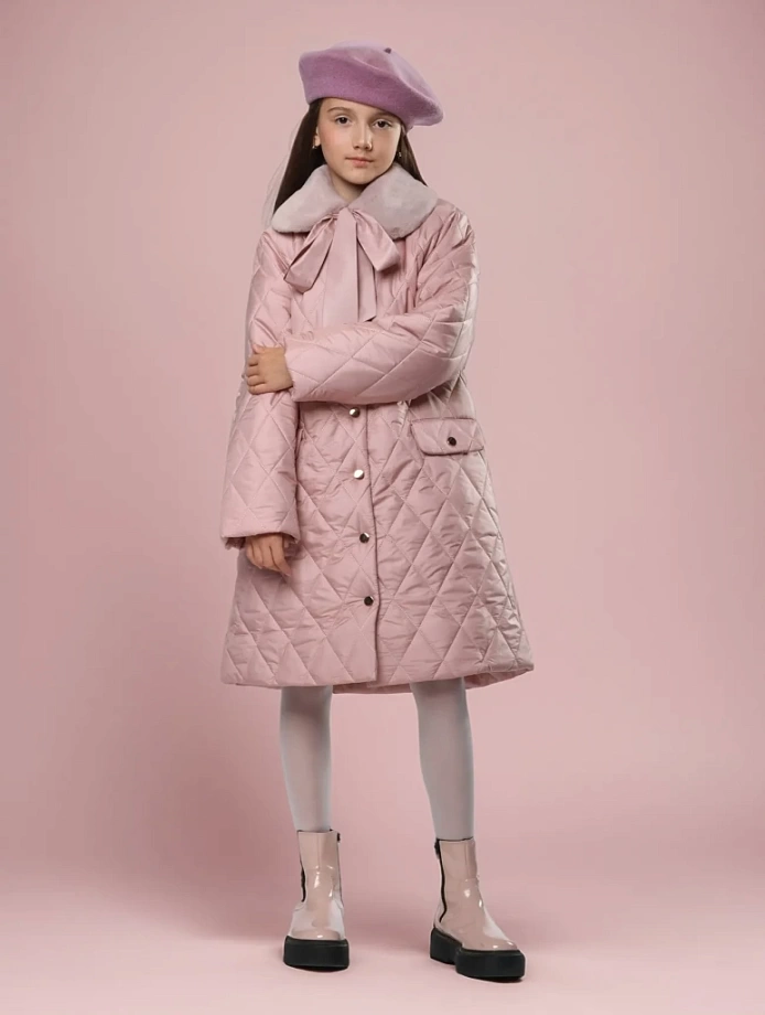 Куртка-пальто Осень-Весна в цвете: Розовый Ole! Twice - фото 1