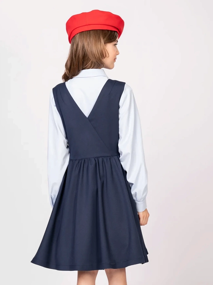 Сарафан школьный в цвете: Синий Ole! Twice - фото 6