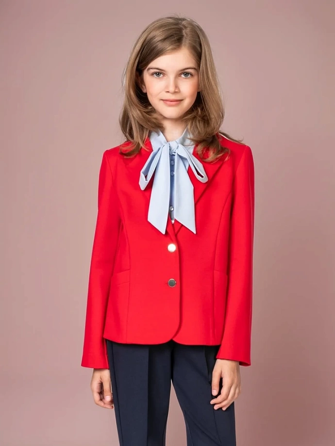 Жакет из трикотажа "джерси" в цвете: Красный Ole! Twice - фото 1