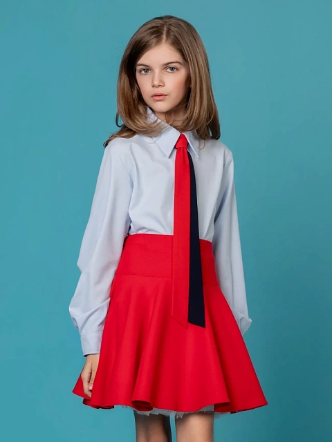 Юбка-солнце на кокетке