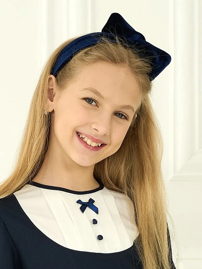 Ободок-повязка для волос в цвете: Синий Ole! Twice - фото 2