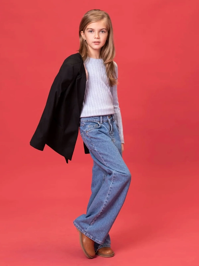 Жакет-пиджак прямого кроя в цвете: Черный Ole! Twice - фото 4