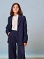 Жакет-пиджак прямого кроя в цвете: Синий Ole! Twice - фото 7
