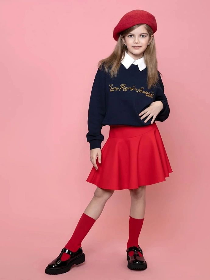 Манишка с рубашечным воротником в цвете: Молочный Ole! Twice - фото 8