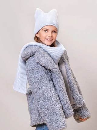 отзыв на Комплект шапка с ушками и шарф